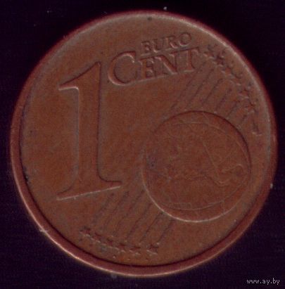 1 цент 2002 год F Германия