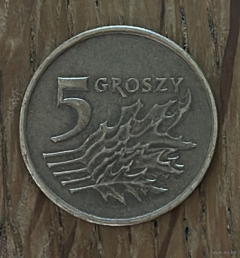 5 Грошей Польша 1999г.