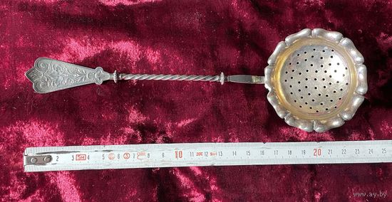 Ложка универсальная , посыпка сахарной пудры . Европа. Серебрение 1
