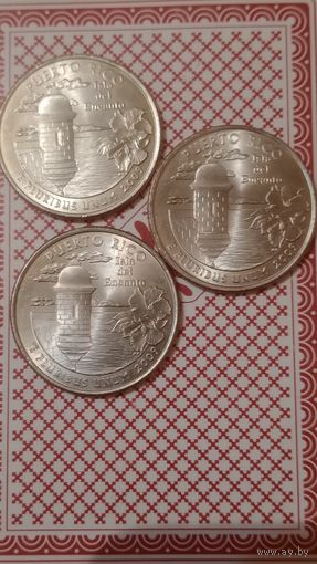 США 25 центов, квотер 2009 Пуэрто -Рико