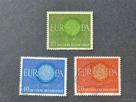 Германия 1960. Европа (C.E.P.T.) 1960 - Колесо. Полная серия