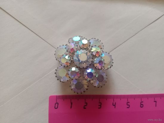 Старинная, красивая брошь, Чехия (Богемия). Недорого, из коллекции