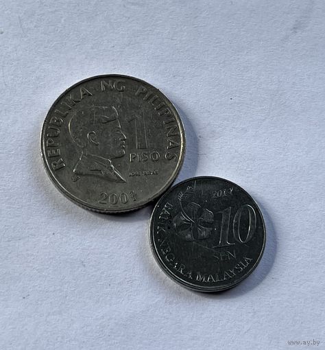 Азия 2 монеты