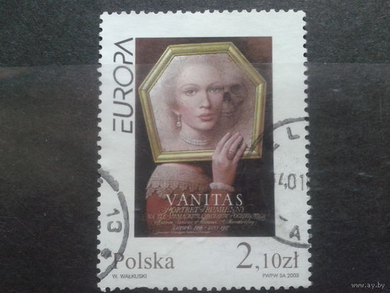 Польша, 2003, Европа, плакат, Mi -1,5 евро гаш.