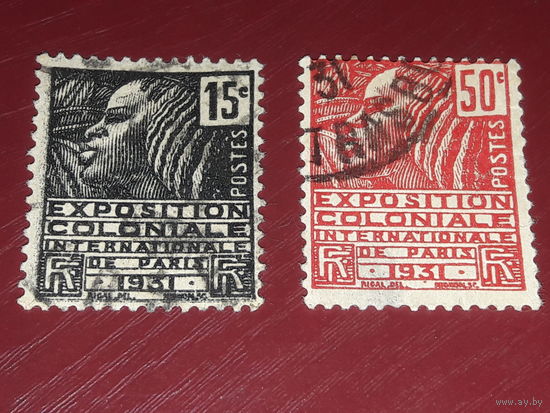 Франция 1931 Колониальная выставка в Париже. 2 марки