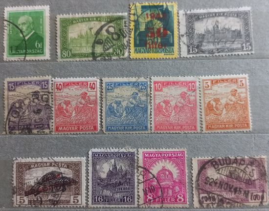 Венгрия. Довоенная. Одним лотом.