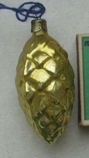 Ёлочная игрушка. Шишка. К-50.