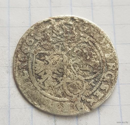 6 грош  1666 год