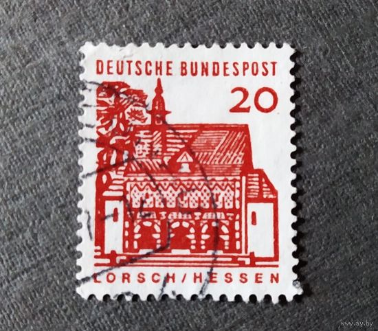 Марка Германия 1964 год Архитектура