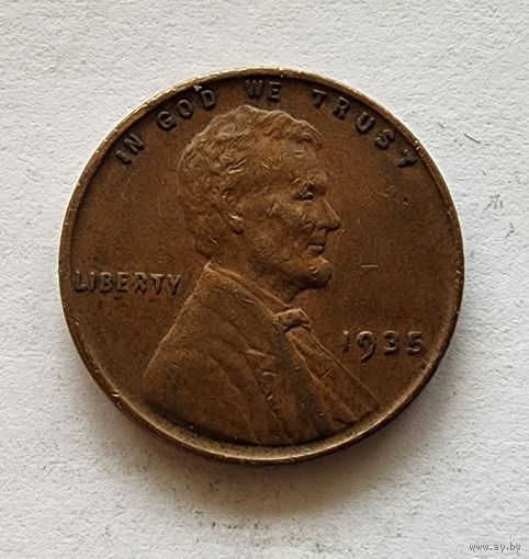 США 1 цент, 1935