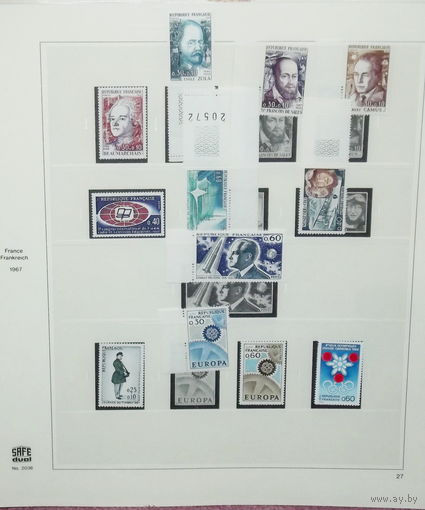 ФРАНЦИЯ.Хронология.РАСПРОДАЖА АЛЬБОМА ПОСТРАНИЧНО !Могут встречаться аккуратные наклейки! СОСТОЯНИЕ НА ФОТО !