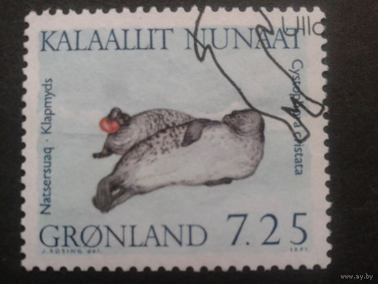 Дания Гренландия 1991 тюлени