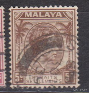 Стрейтс-Сетлментс Малайя - Британская военная администрация Король Георг VI 1937 год лот 6
