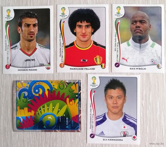 Наклейки. "Panini". FIFA WORLD CUP Brasil. 2014г. Цена за 1шт.