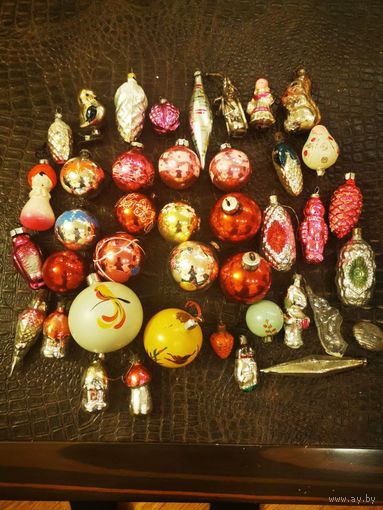 Лот новогодних игрушек