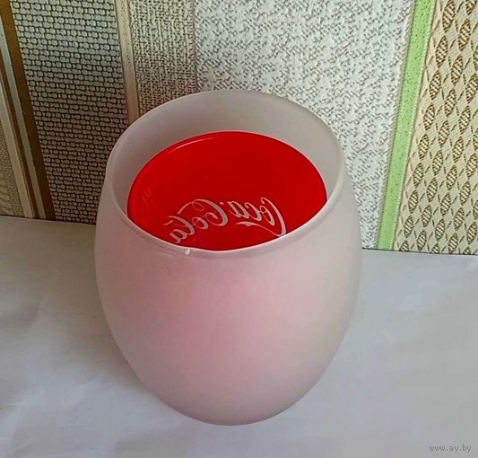 Подсвечник стакан  Coca-Cola для свечи