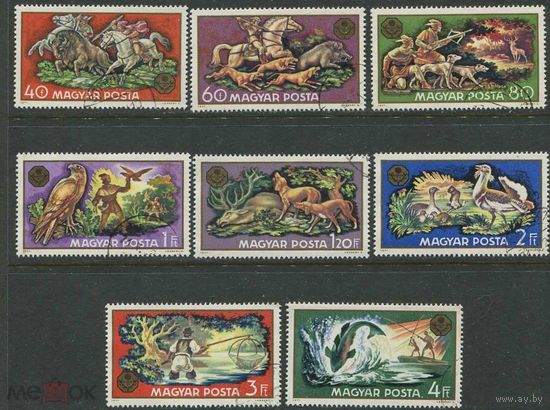Венгрия 1971 Выставка. Охотничьи сюжеты