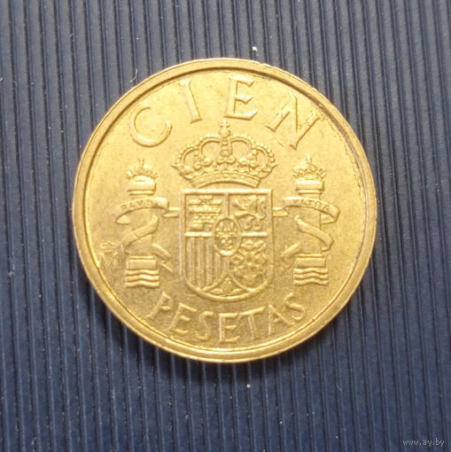 Испания 100 песет 1984 год Хуан Карлос состояние