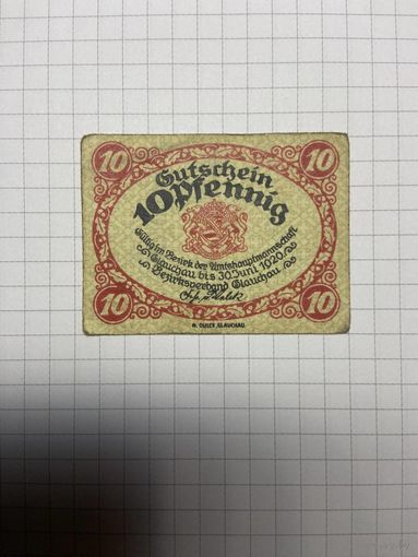 10 пфенигов (нотгельды) г. Германия.-2012