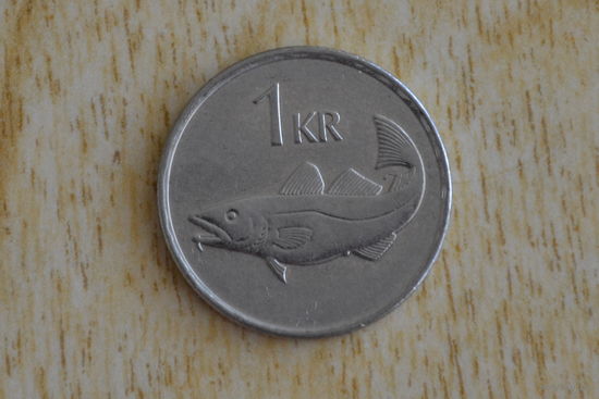 Исландия 1 крона 1991