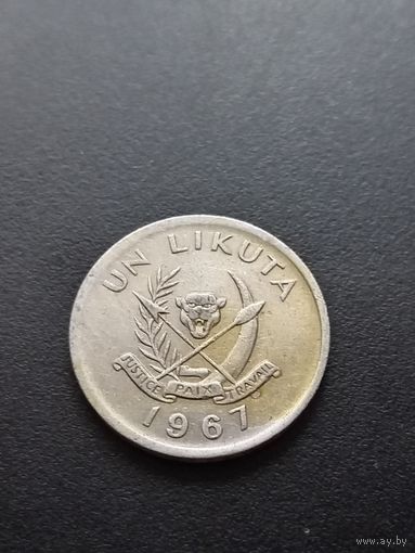 Конго 1 ликута 1967 г.