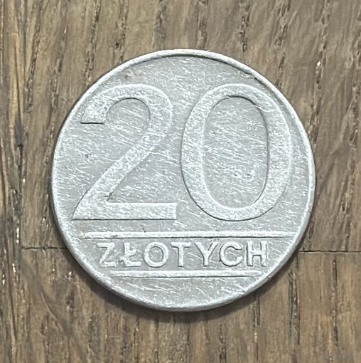Польша 20 Злотых 1989г.