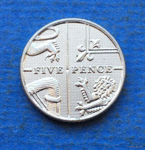 Великобритания 5 пенсов 2012