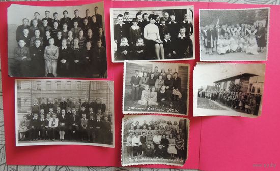 Фото "Школьники, выпускники", 1940-1960-е гг.