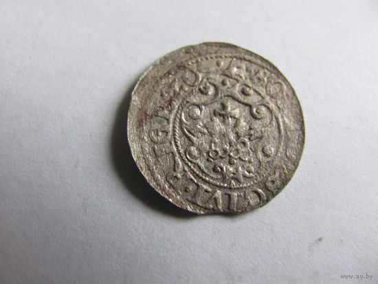 Солид 1620 Рига герб Лис