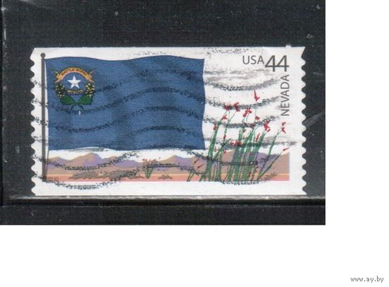 США-2010 (Мих.4597) , гаш., Флаги штатов, Невада
