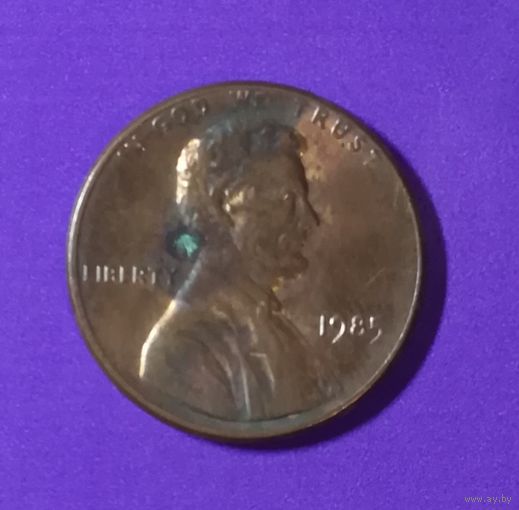 1 цент сша 1985 г.