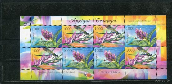 Беларусь 2006. Цветы. Орхидеи. Малый лист