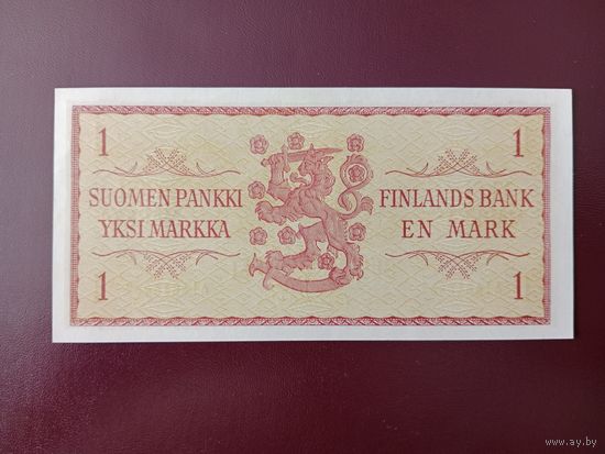 Финляндия 1 марка 1963 UNC