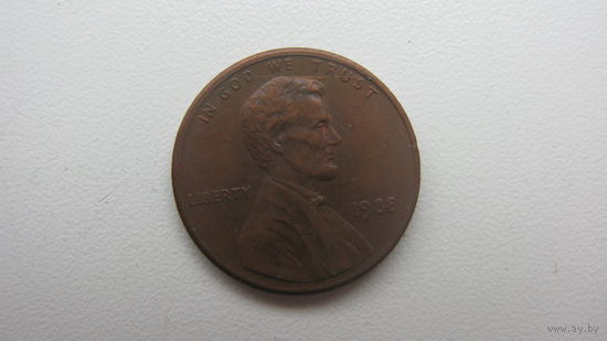 США 1 цент 1988 г.