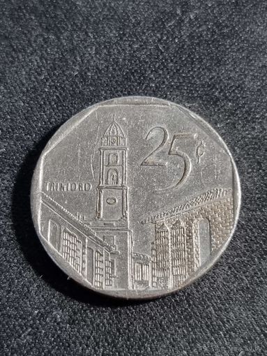 Куба 25 сентаво 1998