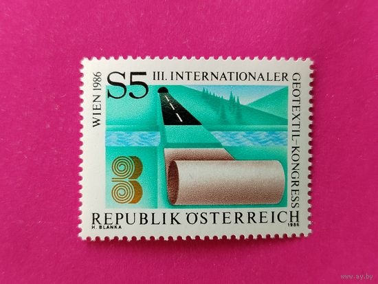 Австрия. Конгресс. ( 1 марка ) 1986 года. 5-12.