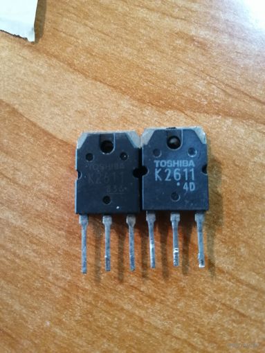 Транзистор MOSFET, 2SK2611, N-канал, 2 шт,
