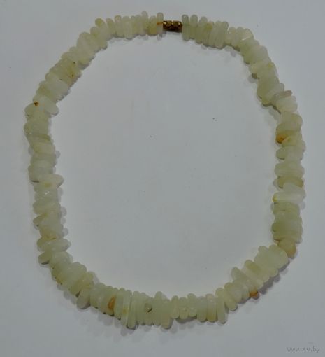 Бусы из Оникса 60-70-е годы. Длина 48 см.
