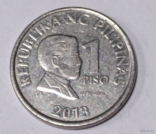 Филиппины 1 песо 2013 года.