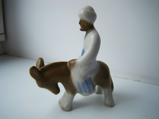 Статуэтка из СССР Ходжа Насреддин на Ослике.