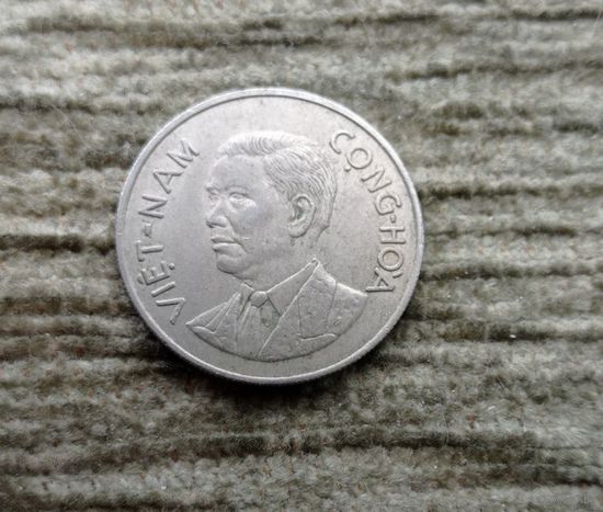Werty71 Вьетнам 1 Донг 1960 Бамбук