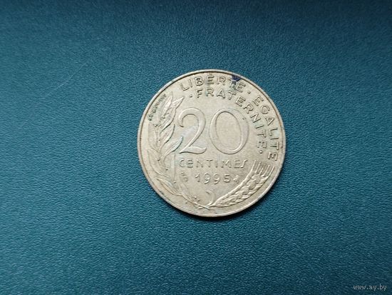 20 сантимов Франция.