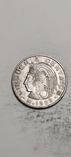 Мексика 50 сентаво 1969