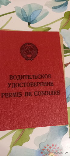 Водительсеое удостоверение и талон