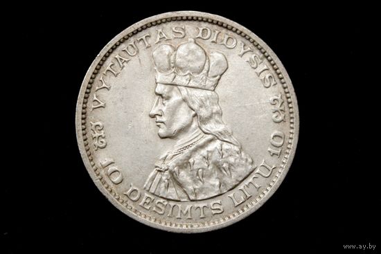 10 лит 1936 г. Литва, Антанас Сметона. Сохран!