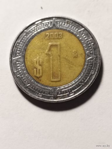 Мексика 1 песо 2003