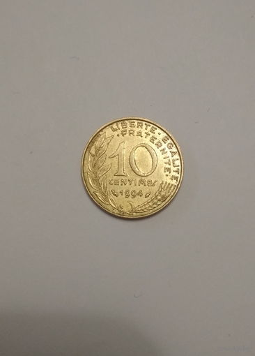Франция / 10 сантимов / 1994 год