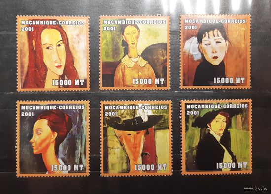 Мозамбик. 2001 год. Искусство. Живопись. Амадео Модильяни (567)