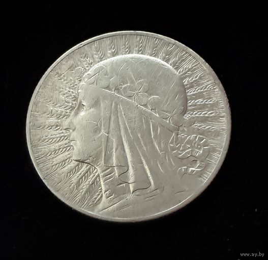 5 злотых 1932 г. Польша. Ядвига. Серебро
