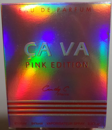 Ca Va Pink Edition / Сindy C. Снятость. Парфюмерная вода. Новая          #духи